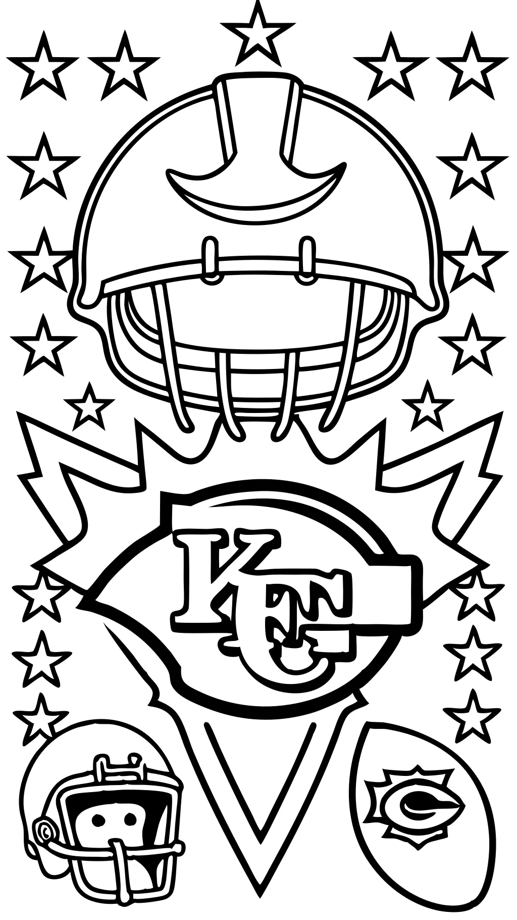 kc chiefs coloring pages